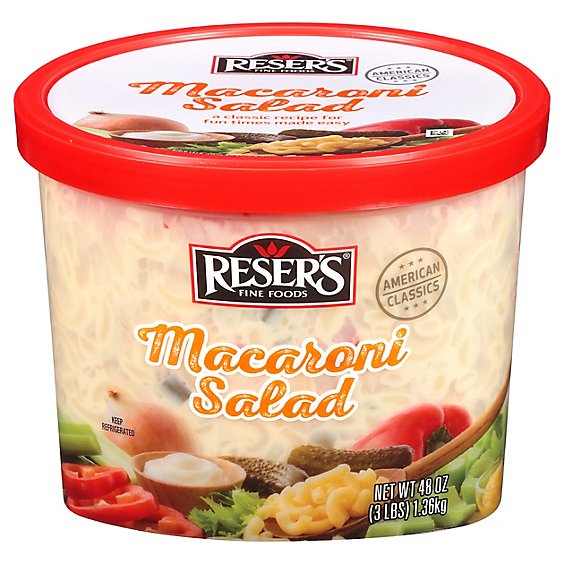 Resers Macaroni Salad - 48 Oz
