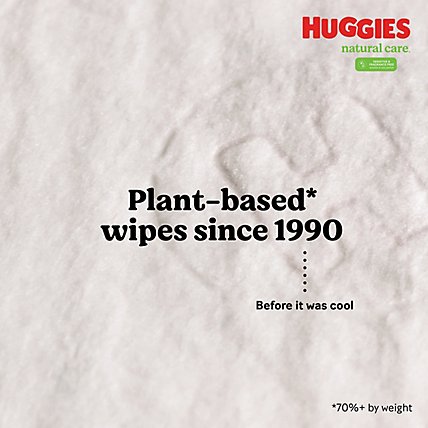 Huggies Natural Care Sensitive Baby Wipes Unscented 1 Refill Pack (184 Wipes Total) - 184 Count - Image 3