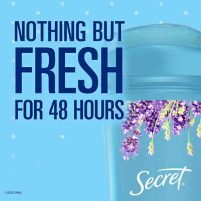 Secret Fresh Lavender Clear Gel and Deodorant for Women Twin Pack - 2-2.6 Oz - Image 5