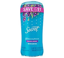 Secret Clear Gel Antiperspirant & Deodorant Luxe Lavender Twin Pack - 2-2.6 Oz