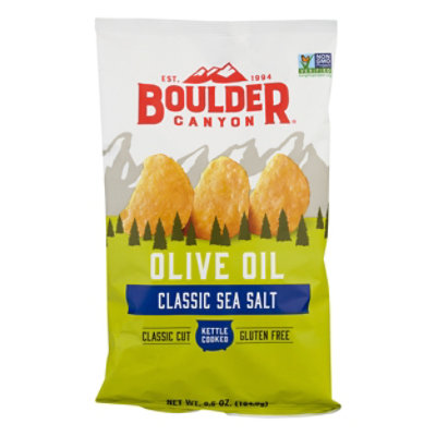 Boulder Canyon Olive Oil Sea Salt Kettle Potato Chips- 6.5 Oz - Image 3