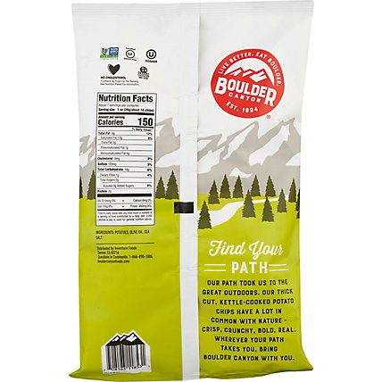 Boulder Canyon Potato Chips Kettle Cooked Olive Oil Sea Salt - 6.5 Oz - Image 6