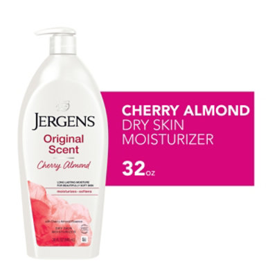 Jergens Original Scent Body Lotion With Cherry Almond Essence Dry Skin Moisturizer - 32 Oz - Image 2