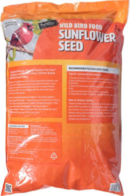 Signature Pet Care Wild Bird Food Premium Sunflower Seeds - 10 Lb - Image 5