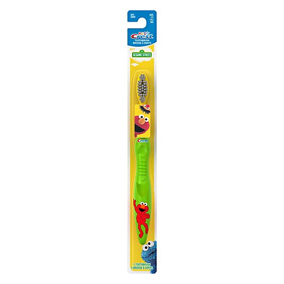 Crest Kids Toothbrush Soft Bristles Sesame Street Toothbrush - Each