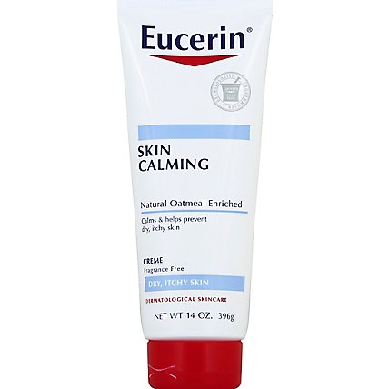 Eucerin Moisturizing Cream Daily Skin Calming - 14 Oz - Image 2