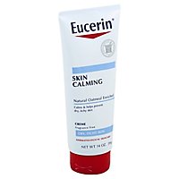Eucerin Moisturizing Cream Daily Skin Calming - 14 Oz - Image 1