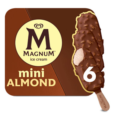 Magnum Ice Cream Bars Mini Almond - 11.1 Fl Oz.