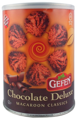 Gefen Macaroons Classics Chocolate Deluxe - 10 Oz - Image 1