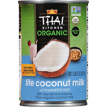 Thai Kitchen Organic Gluten Free Lite Coconut Milk - 13.66 Fl. Oz. - Image 2