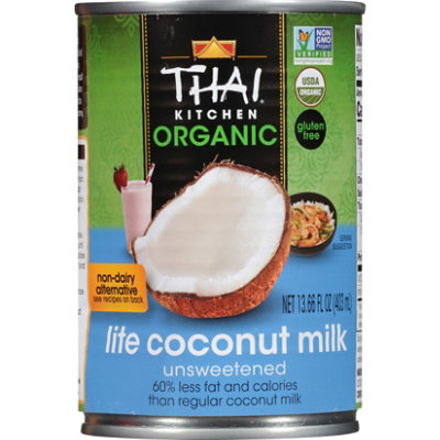 Thai Kitchen Organic Gluten Free Lite Coconut Milk - 13.66 Fl. Oz.