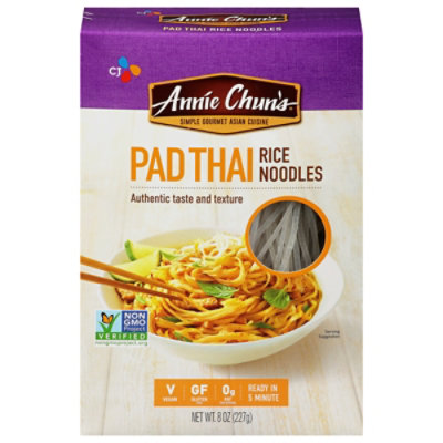 Annie Chuns Rice Noodles Pad Thai All Natural - 8 Oz
