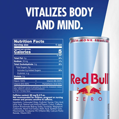 Red Bull Zero Energy Drink - 8.4 Fl. Oz. - Image 2