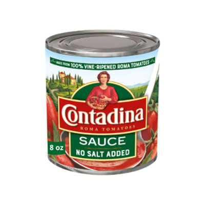 Contadina Tomato Sauce Roma Style No Salt Added - 8 Oz - Image 1