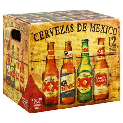 Dos Equis Beers Of Mexico Fiesta Pack! Bottles - 12-12 Fl. Oz. - Image 1