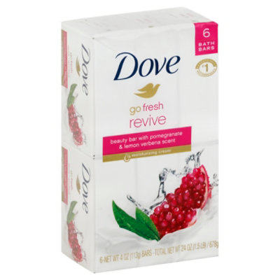 Dove Go Fresh Beauty Bar Revive Pomegranate and Lemon Verbena - 6-4 Oz