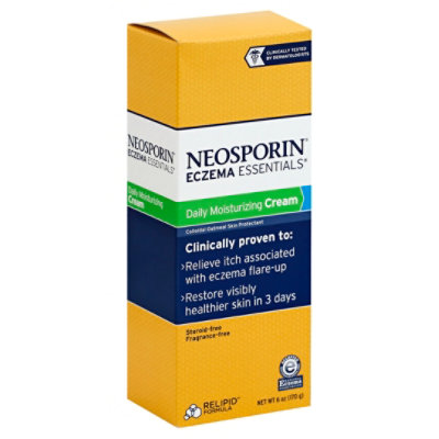 Neosporin Eczema Essentials Daily Moisturizing Cream - 6 Oz - Image 1