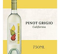 Three Pears Pinot Grigio White Wine Bottle - 750 Ml