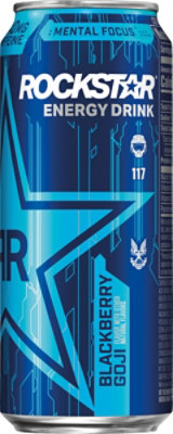 Rockstar Mental Focus Blackberry Energy Drink - 16 Fl. Oz. - Image 2