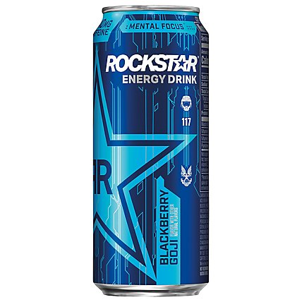 Rockstar Energy Drink Blackberry Goji Can - 16 FL OZ - Image 1