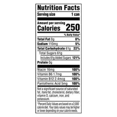 Rockstar Mental Focus Blackberry Energy Drink - 16 Fl. Oz. - Image 4