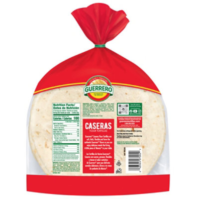 Guerrero Tortillas Flour Fajita De Harina Caseras Bag 20 Count - 22.5 Oz - Image 2