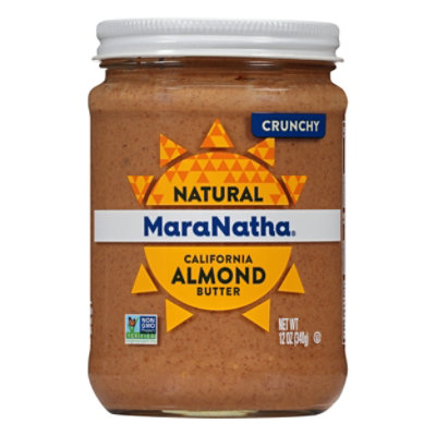 MaraNatha Almond Butter Crunchy - 12 Oz - Image 1