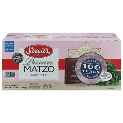 Streits Passover Matzos - 5 Lb - Image 1