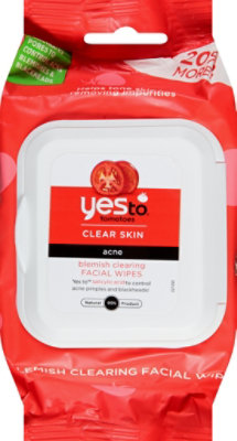 Yes To Tomatoes Blemish Clearing Facial Towlettes - 25 Count - Image 2