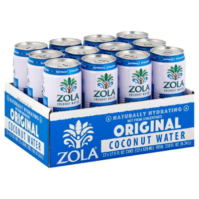 Zola Coconut Water Natural Original - 12-17.5 Fl. Oz.