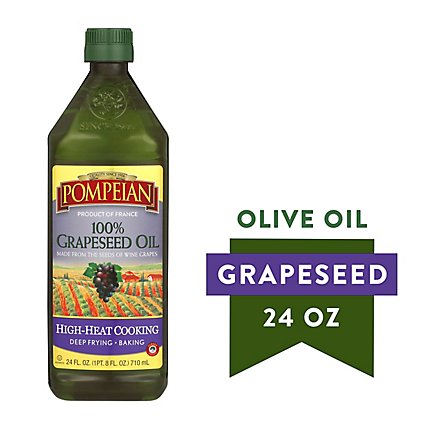 Pompeian Grapeseed Oil Delicate Flavor - 24 Fl. Oz. - Image 2