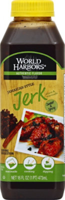 World Harbors Sauce & Marinade Jamaican Style Jerk - 16 Fl. Oz. - Image 2