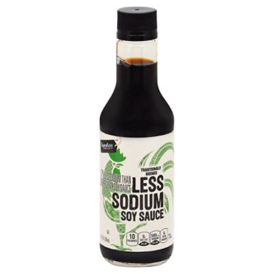 Signature SELECT Less Sodium Soy Sauce - 10 Fl. Oz.