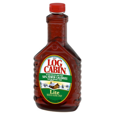 Log Cabin Lite Pancake Syrup - 24 Fl Oz - Image 3