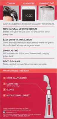 Just For Men Hair Color Autostop Comb-In Easy No-Mix Foolproof Dark Brown A-45 - Each - Image 4
