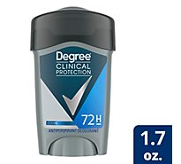 Degree For Men Clinical Protection Anti-Perspirant Stick with Motionsense Clean - 1.7 Oz