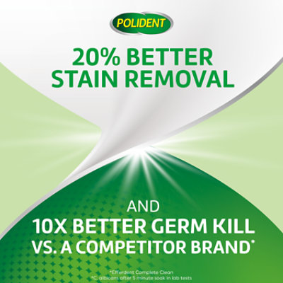 Polident Denture Cleanser Tablets 3 Minute Triplemint Freshness - 120 Count - Image 5