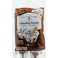 Signature SELECT Ice Cream Cups Chocolaty Sundae - 12-3 Oz - Image 2
