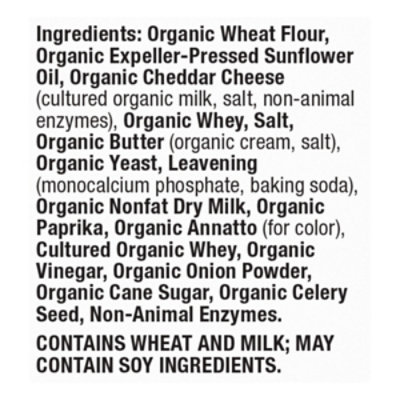 Annies Homegrown Cheddar Bunnies Crackers Organic Baked Snack Extra Cheesy - 7.5 Oz - Image 4