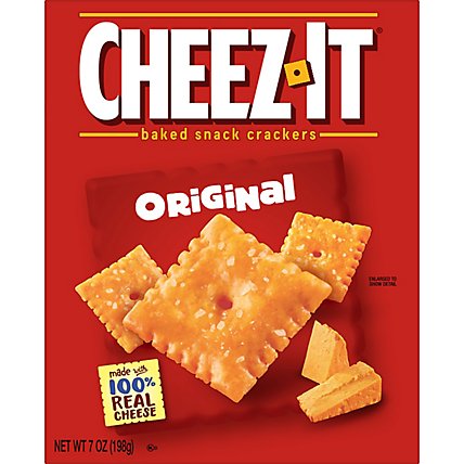 Cheez-It Cheese Crackers Baked Snack Original - 7 Oz - Image 9