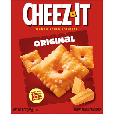 Cheez-It Cheese Crackers Baked Snack Original - 7 Oz - Image 8