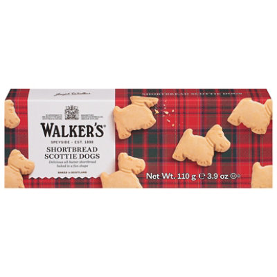 Walkers Shortbread Pure Butter Scottie Dogs - 3.9 Oz