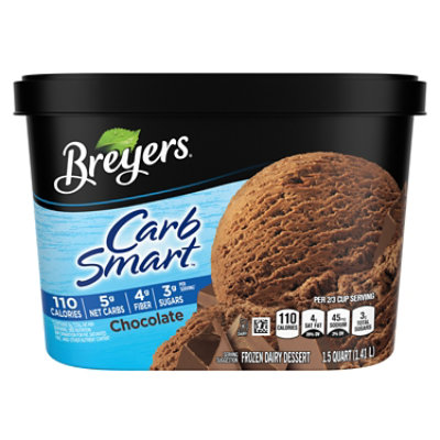 Breyers CarbSmart Chocolate Frozen Dairy Dessert - 48 Oz - Image 7