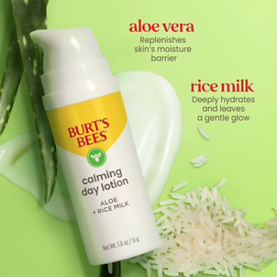 Burt's Bees Calming Day Face Lotion With Aloe and Rice Milk - 1.8 Oz - Image 4