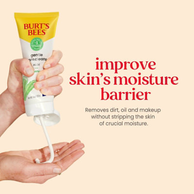 Burt's Bees Sensitive Solutions Gentle Cream Cleanser With Aloe - 6 Fl. Oz. - Image 3