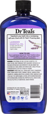 Dr Teals Foaming Bath Epsom Salt Pure Soothe & Sleep With Lavender - 34 Fl. Oz. - Image 4