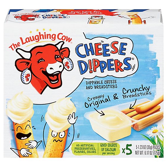 The Laughing Cow Creamy Cheese Dipper & Classic Breadsticks - 5-1.23 Oz.