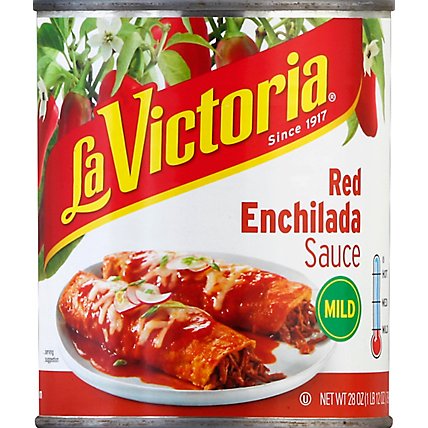 La Victoria Sauce Enchilada Red Mild Can - 28 Oz - Image 2