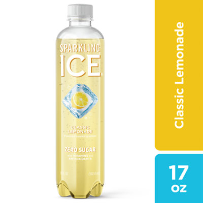 Sparkling Ice Classic Lemonade Sparkling Water 17 fl. oz. Bottle - Image 1