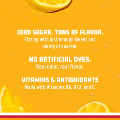 Sparkling Ice Classic Lemonade Sparkling Water 17 fl. oz. Bottle - Image 7